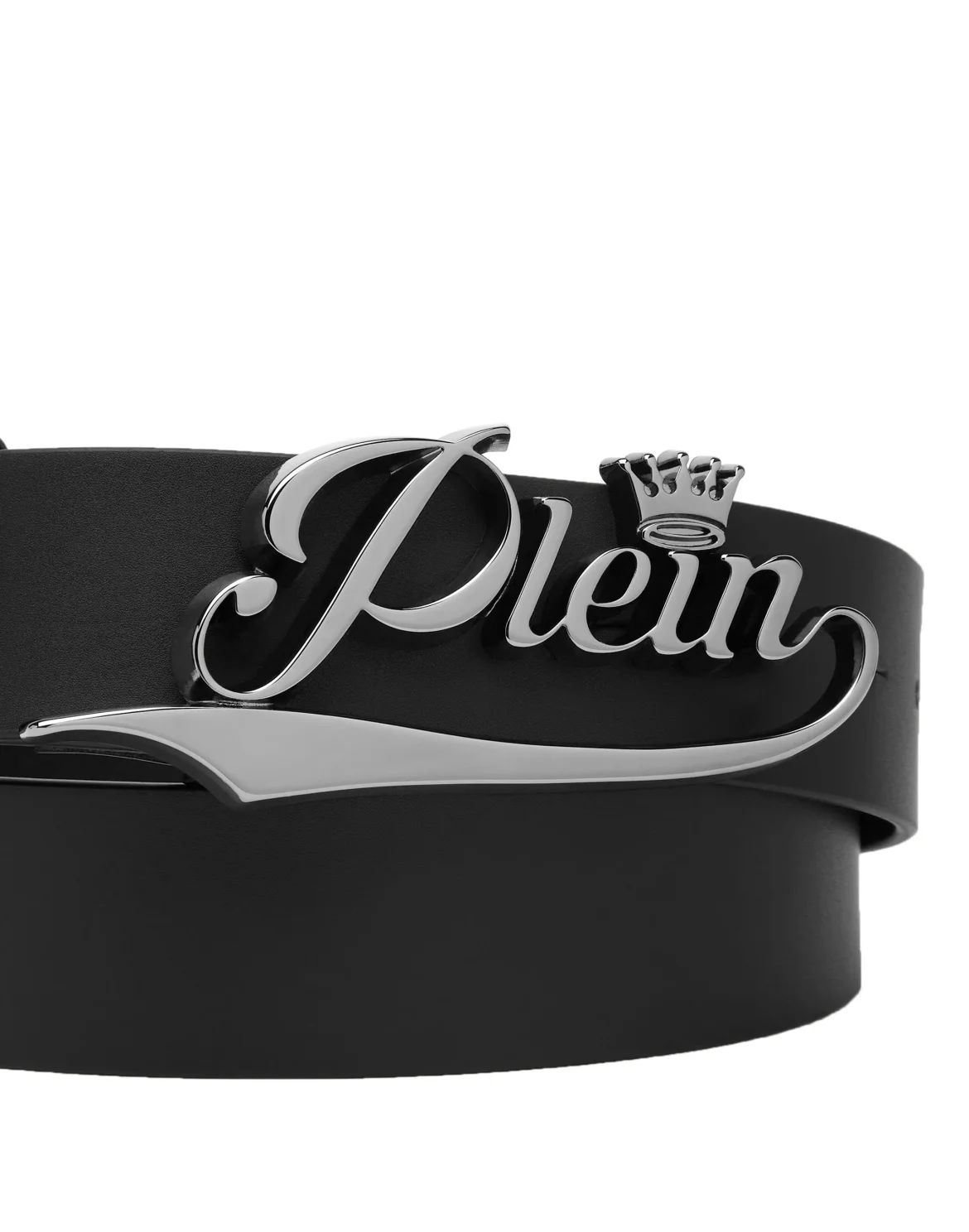 Leather Belt King Plein, цвет: Черный