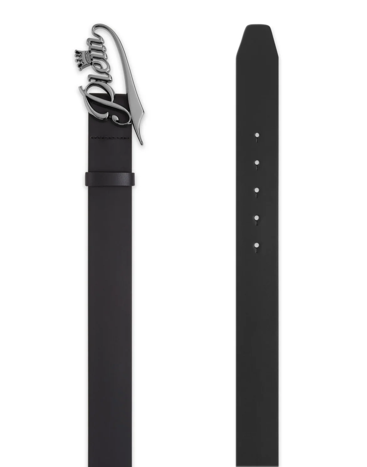 Leather Belt King Plein, цвет: Черный
