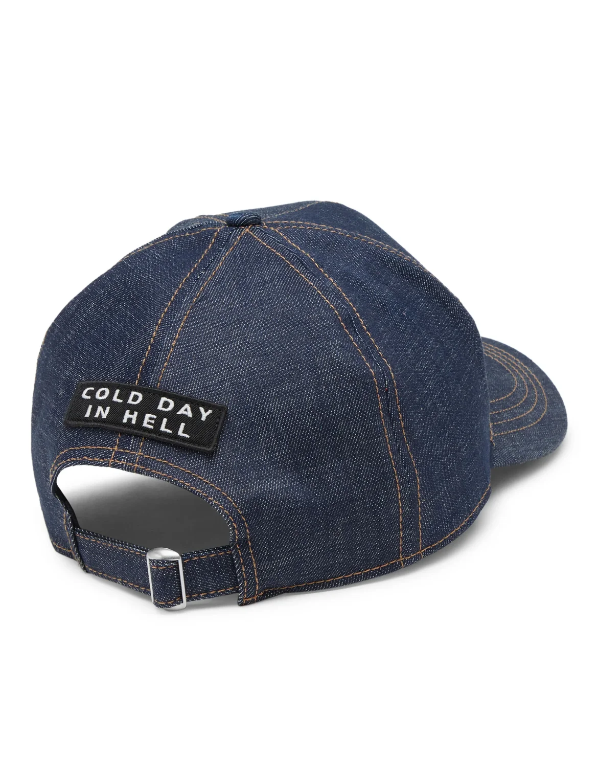 Denim Baseball Cap Philipp Plein TM, цвет: Синий