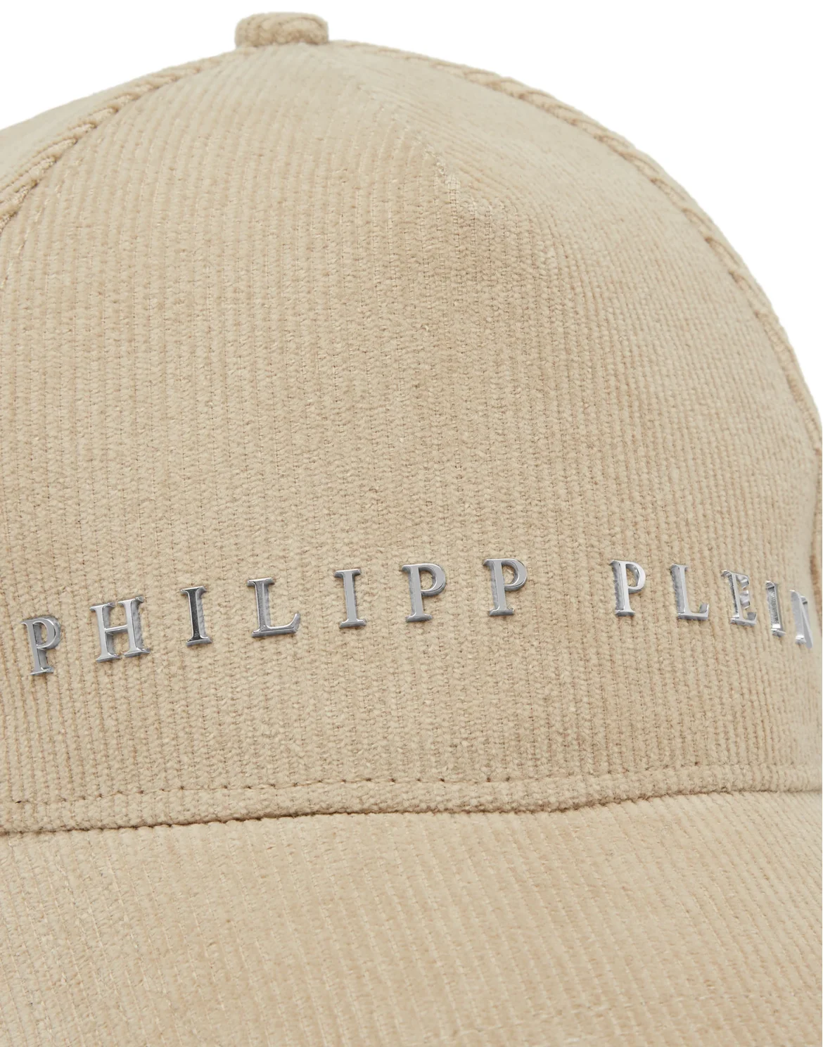 Velvet Baseball Cap Philipp Plein TM, цвет: Бежевый