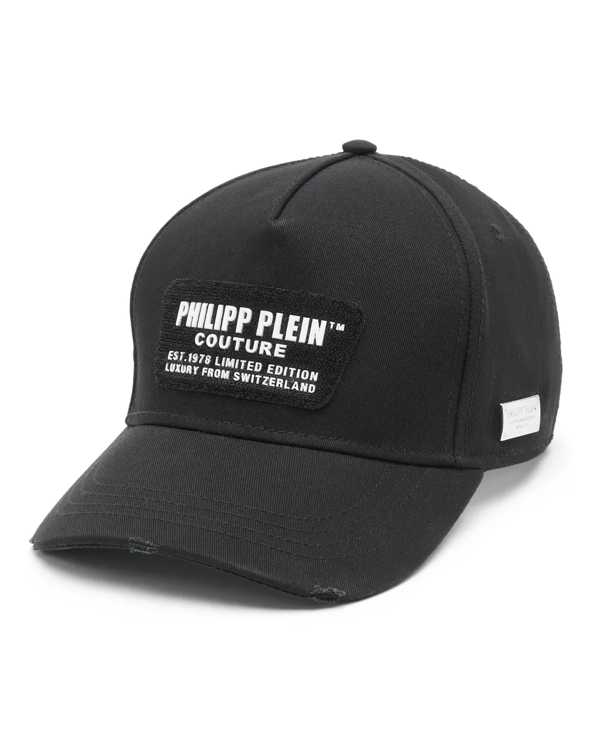 Baseball Cap Rubber Patches Philipp Plein TM, цвет: Черный