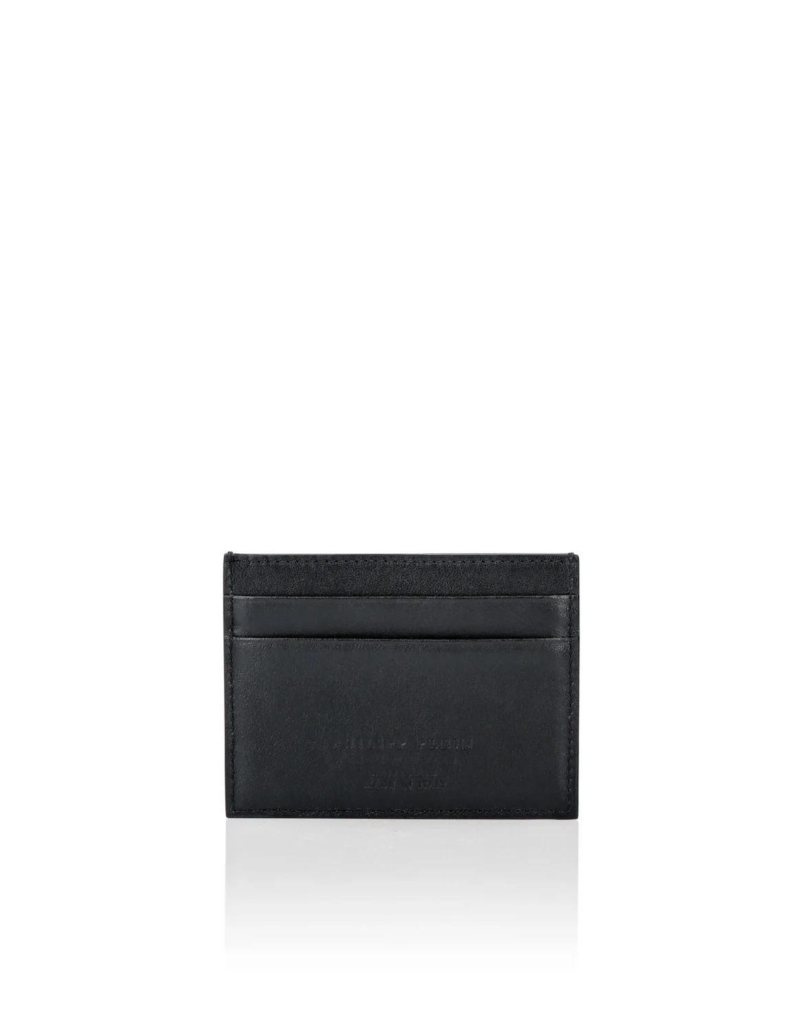 Leather Credit Cards Holder studs Stars, цвет: Черный