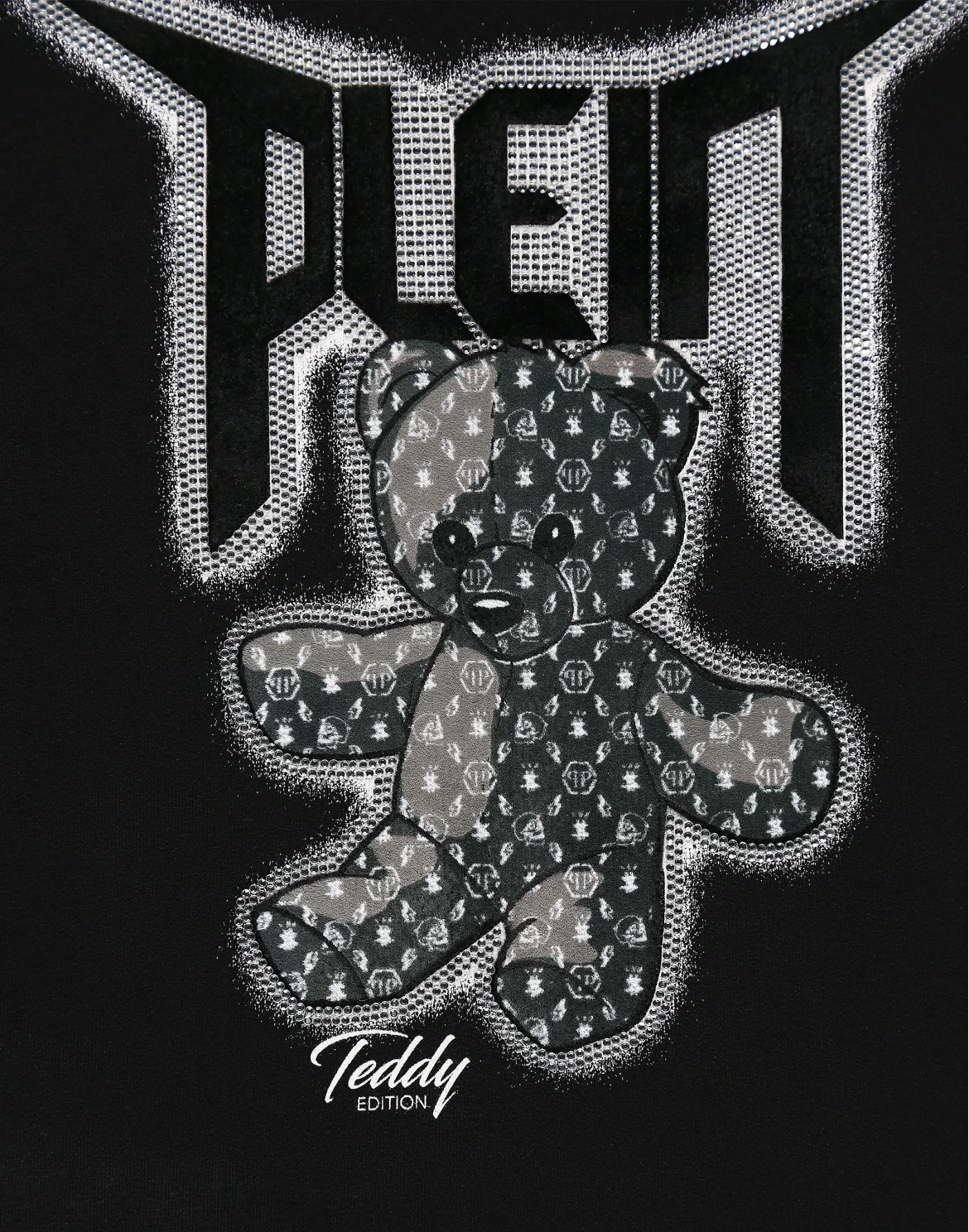 Hoodie Sweatjacket Teddy Bear, цвет: Черный