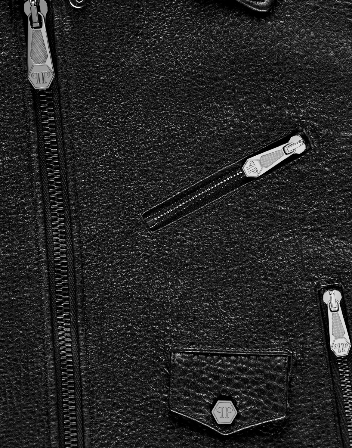 Biker Jacket Iconic Plein, цвет: Черный