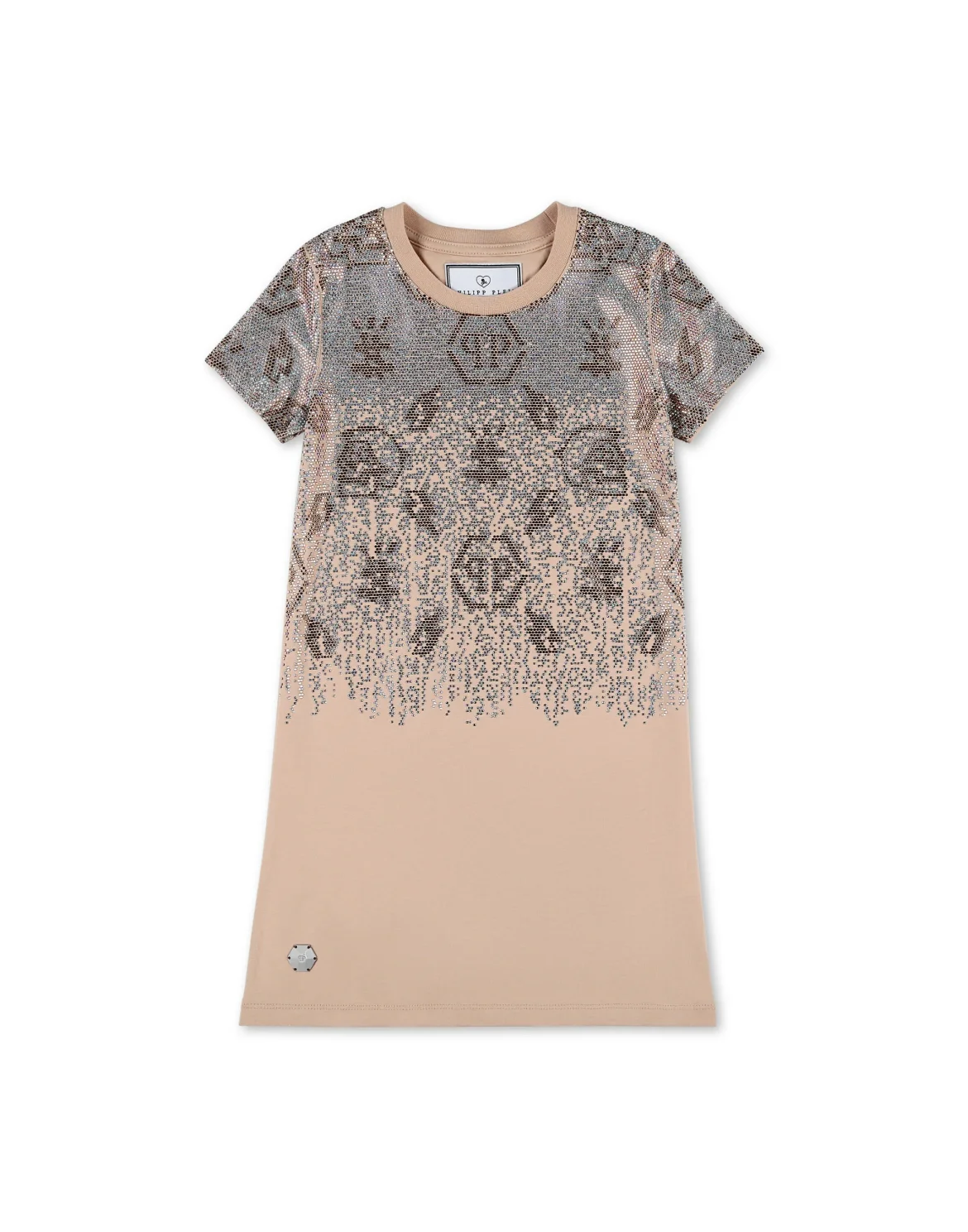 T-shirt Short Dresses Monogram, цвет: Бежевый