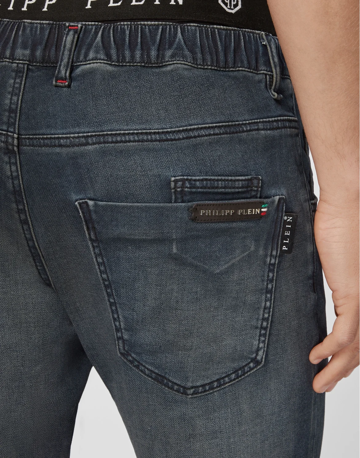 Denim Jogging Iconic Plein, цвет: Синий
