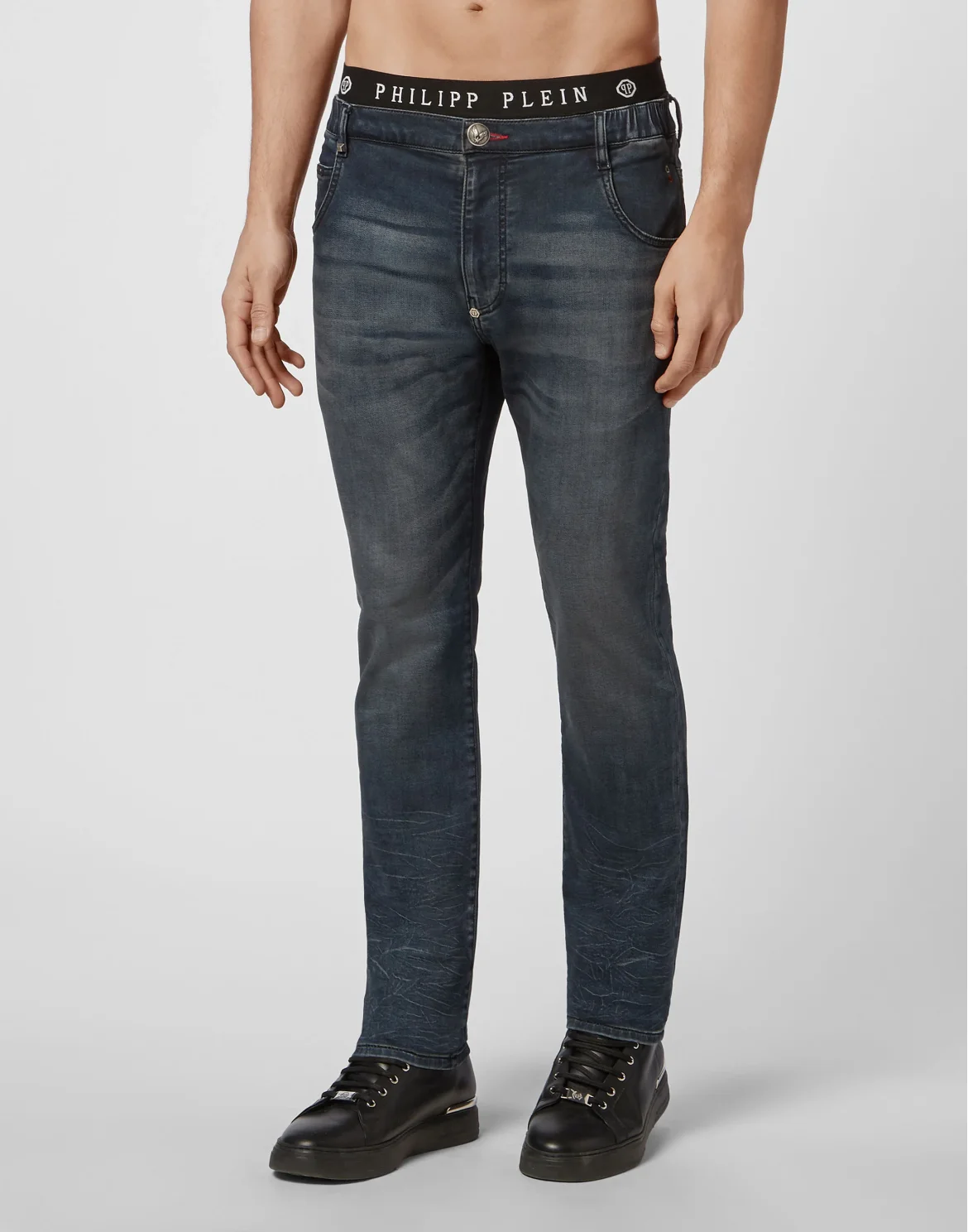 Denim Jogging Iconic Plein, цвет: Синий