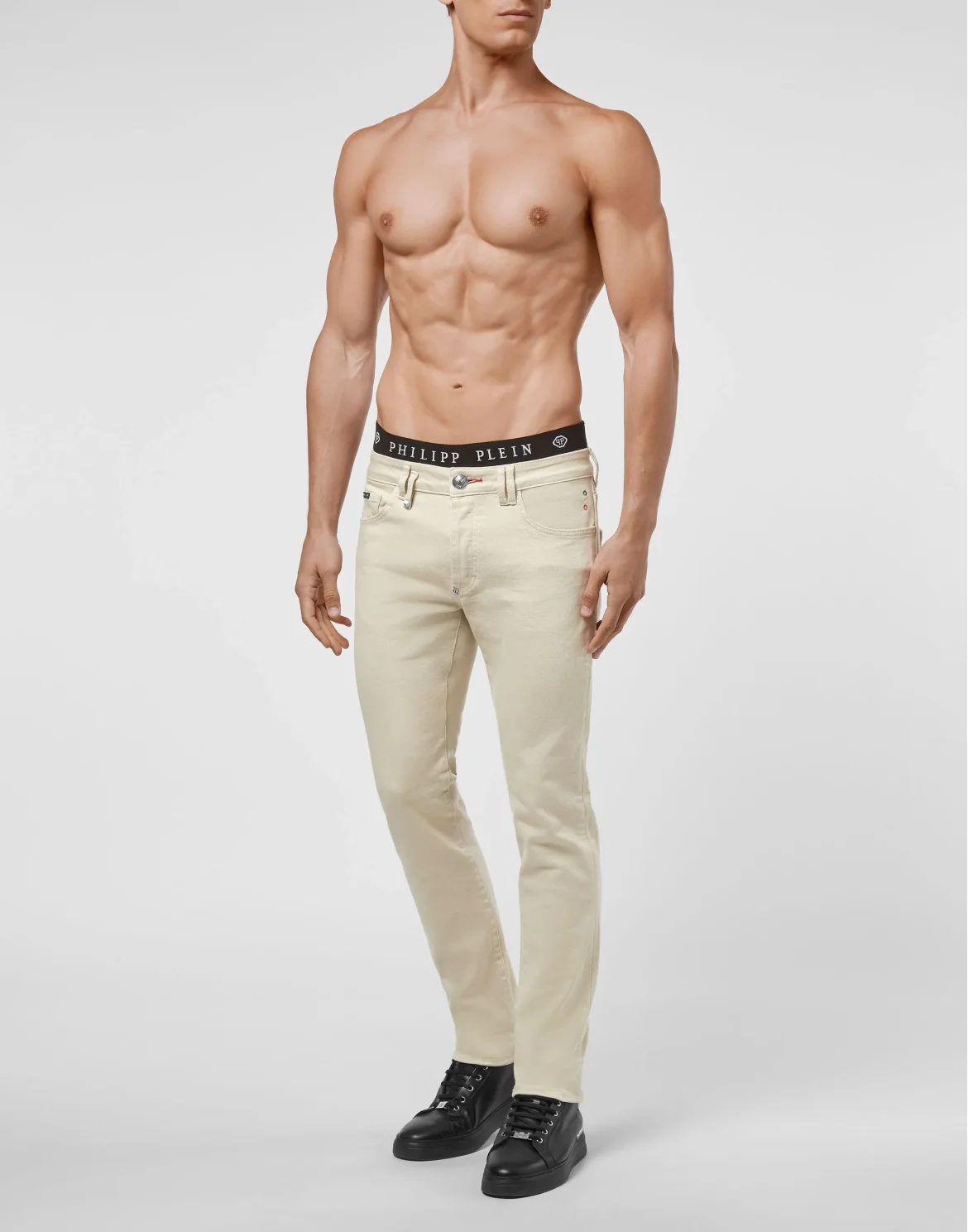 Denim Super Straight Cut Istitutional, цвет: Бежевый
