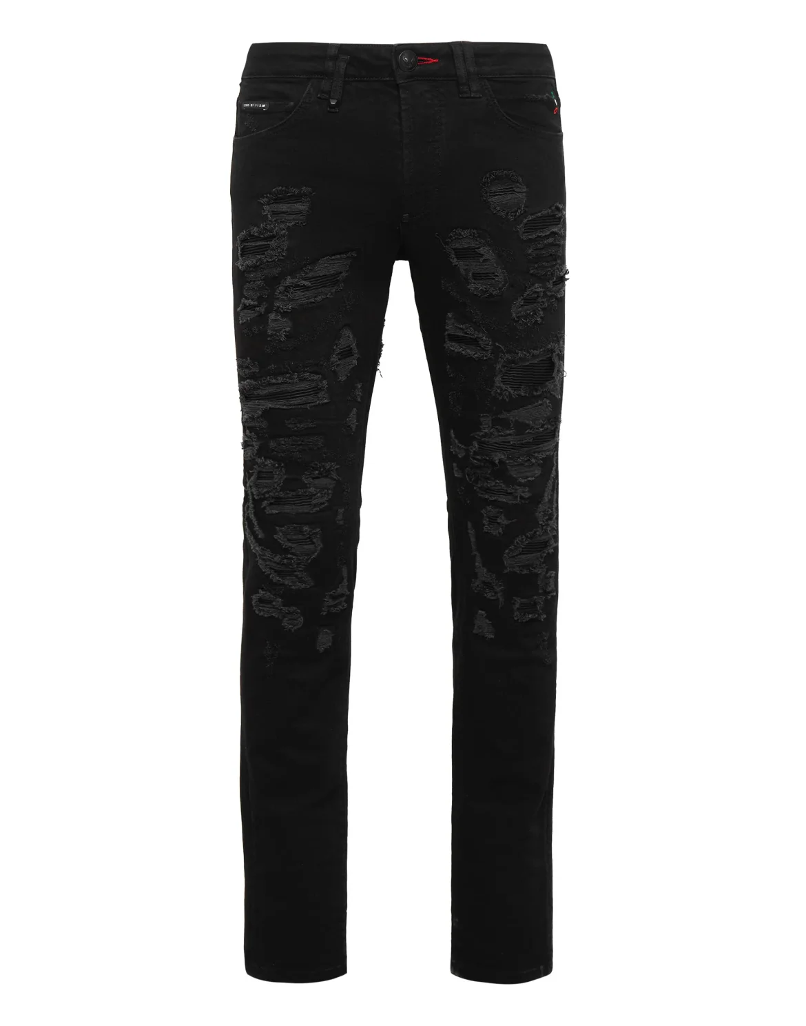 Denim Super Straight Cut Destroyed, цвет: Черный