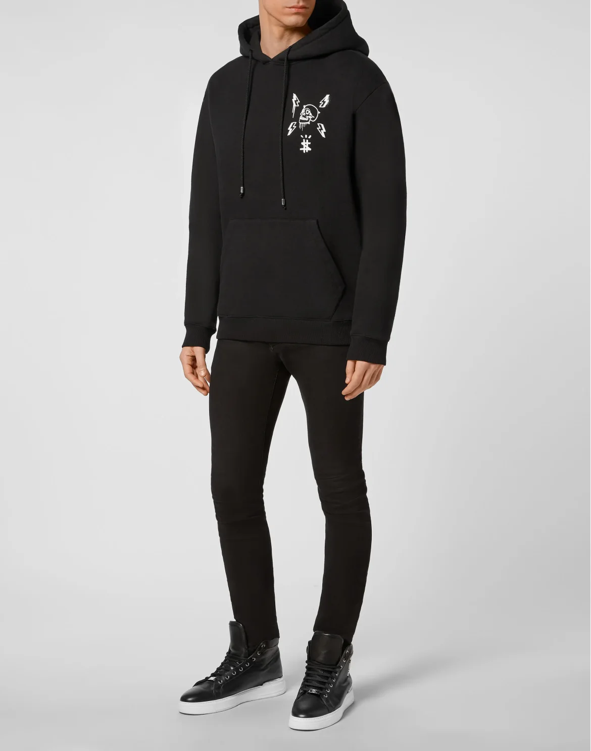 Hoodie sweatshirt Hexagon, цвет: Черный