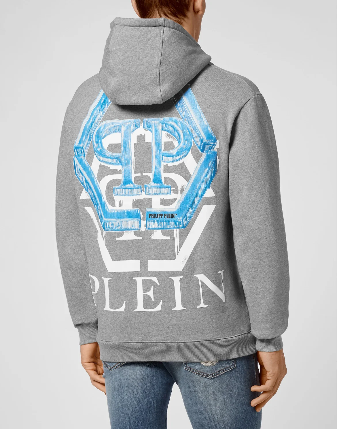 Hoodie sweatshirt Hexagon, цвет: Серый