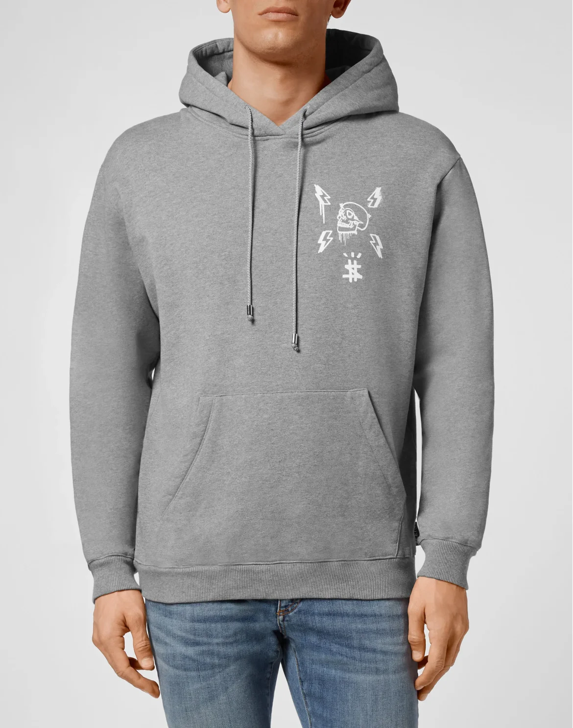 Hoodie sweatshirt Hexagon, цвет: Серый