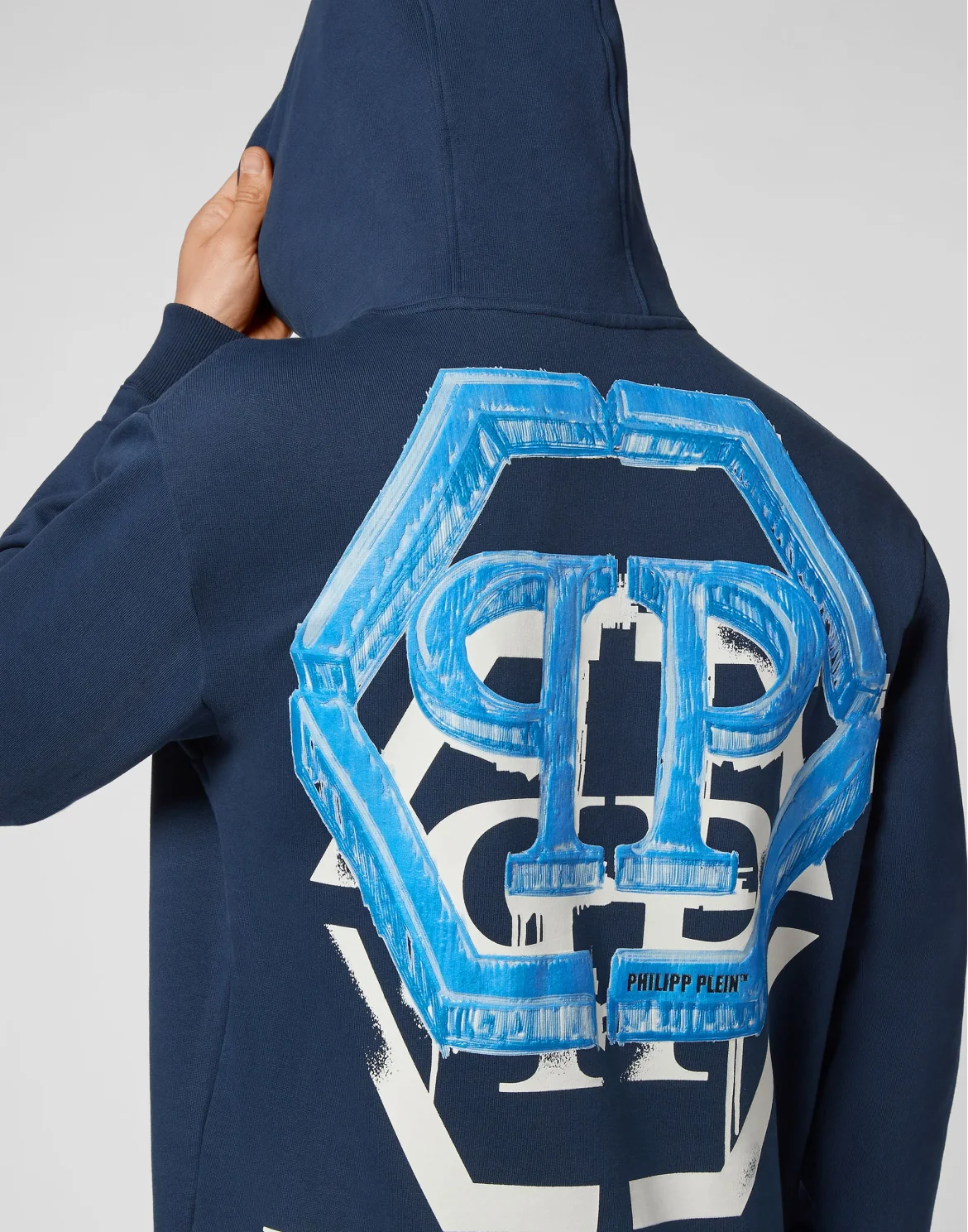 Hoodie sweatshirt Hexagon, цвет: Синий