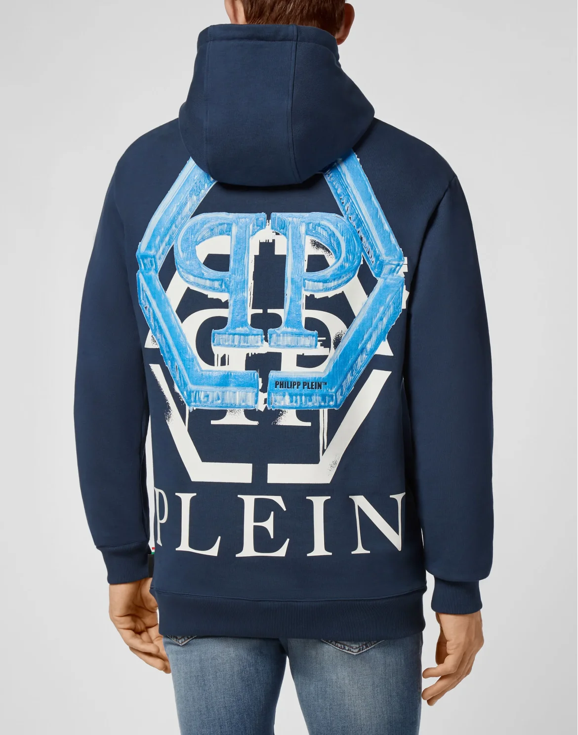 Hoodie sweatshirt Hexagon, цвет: Синий