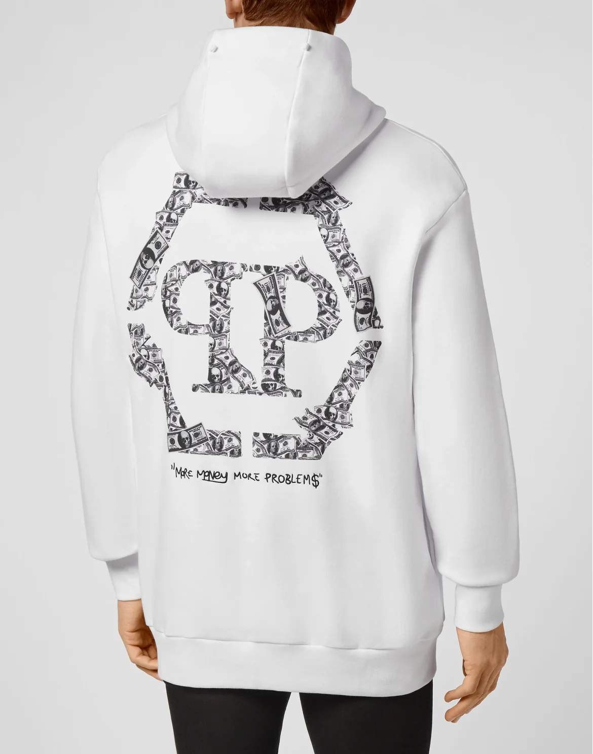 Hoodie sweatshirt Money, цвет: Белый