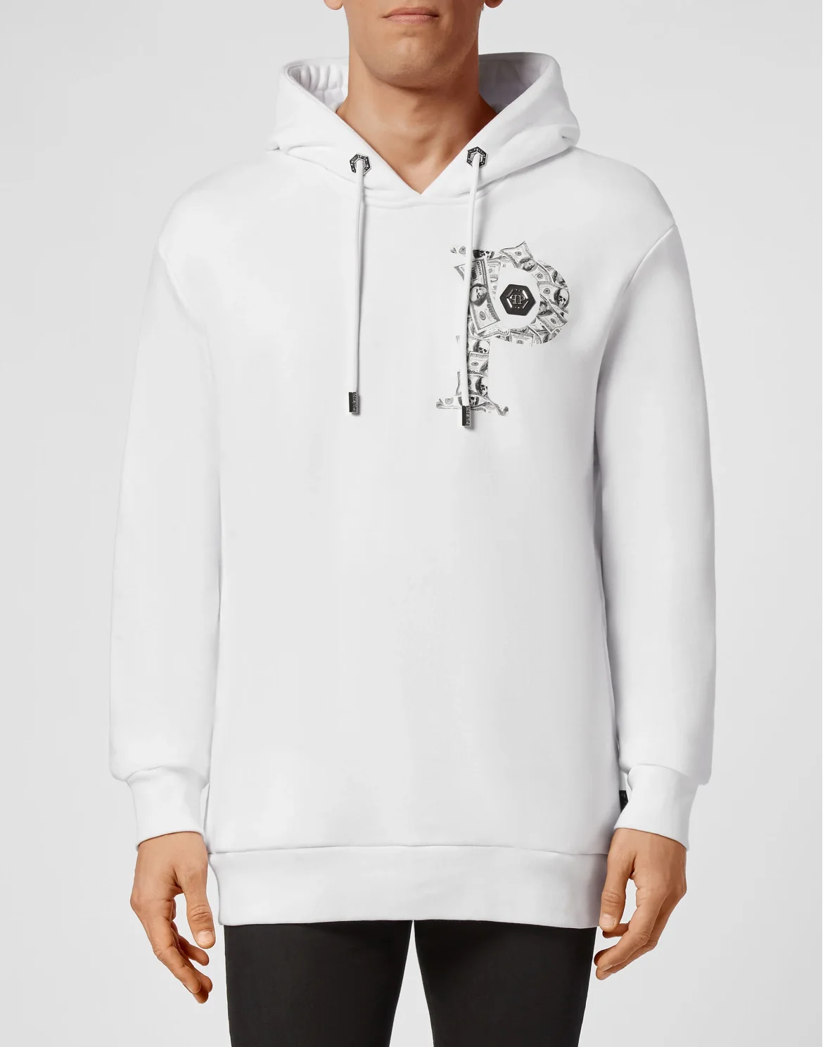 Hoodie sweatshirt Money, цвет: Белый