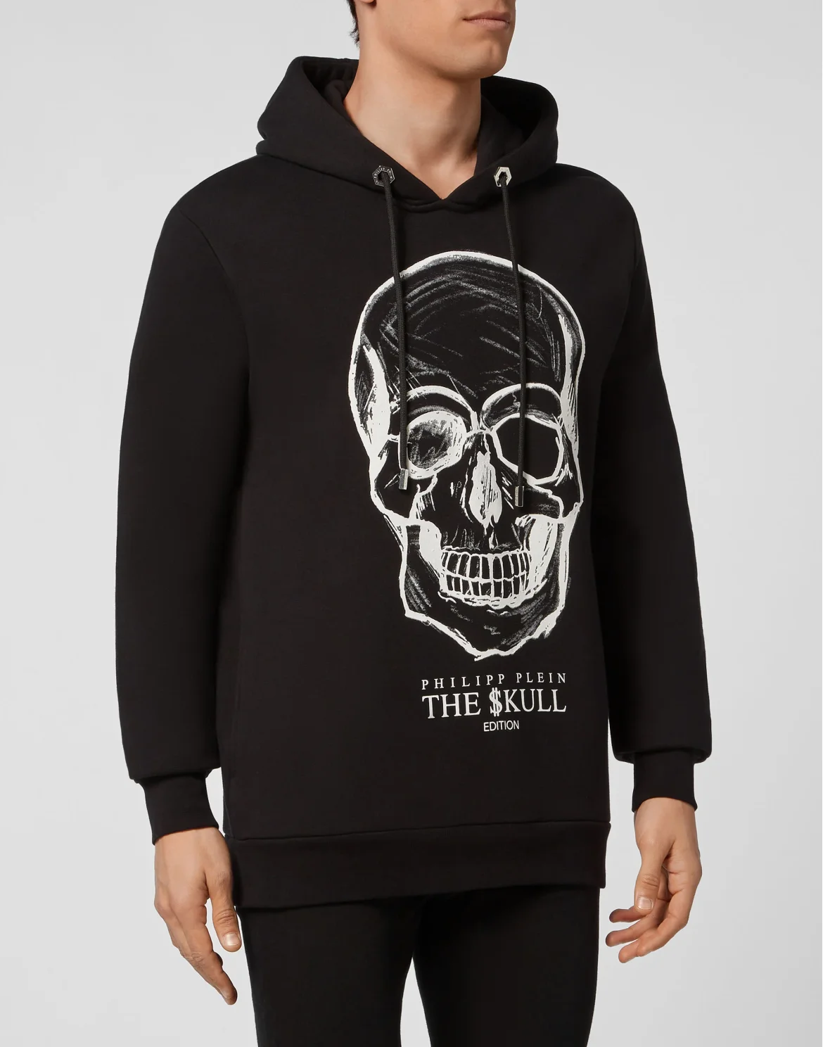 Hoodie sweatshirt print Skull, цвет: Черный