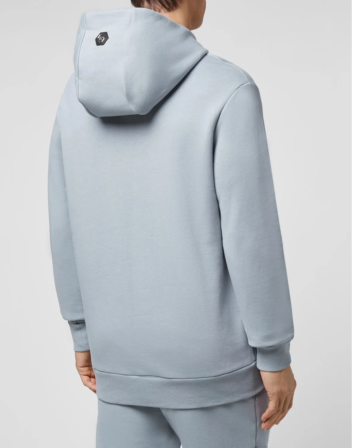 Hoodie sweatshirt print Skull, цвет: Серый