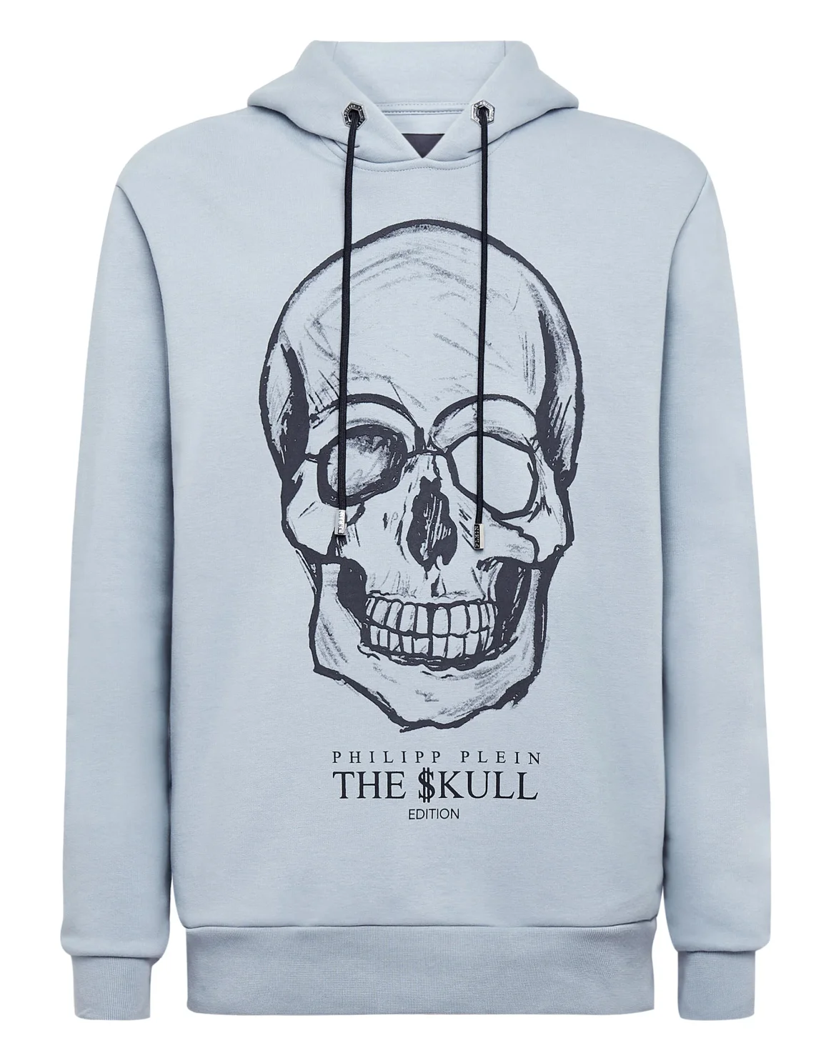 Hoodie sweatshirt print Skull, цвет: Серый