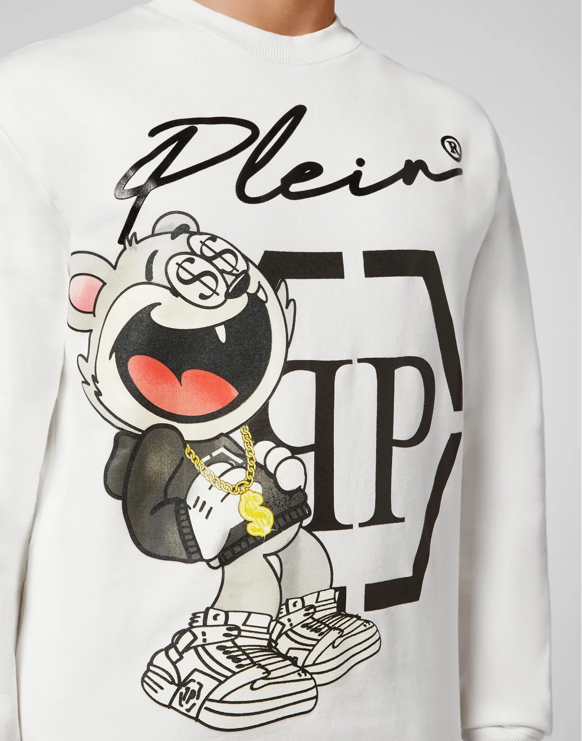 Sweatshirt LS Money, цвет: Белый