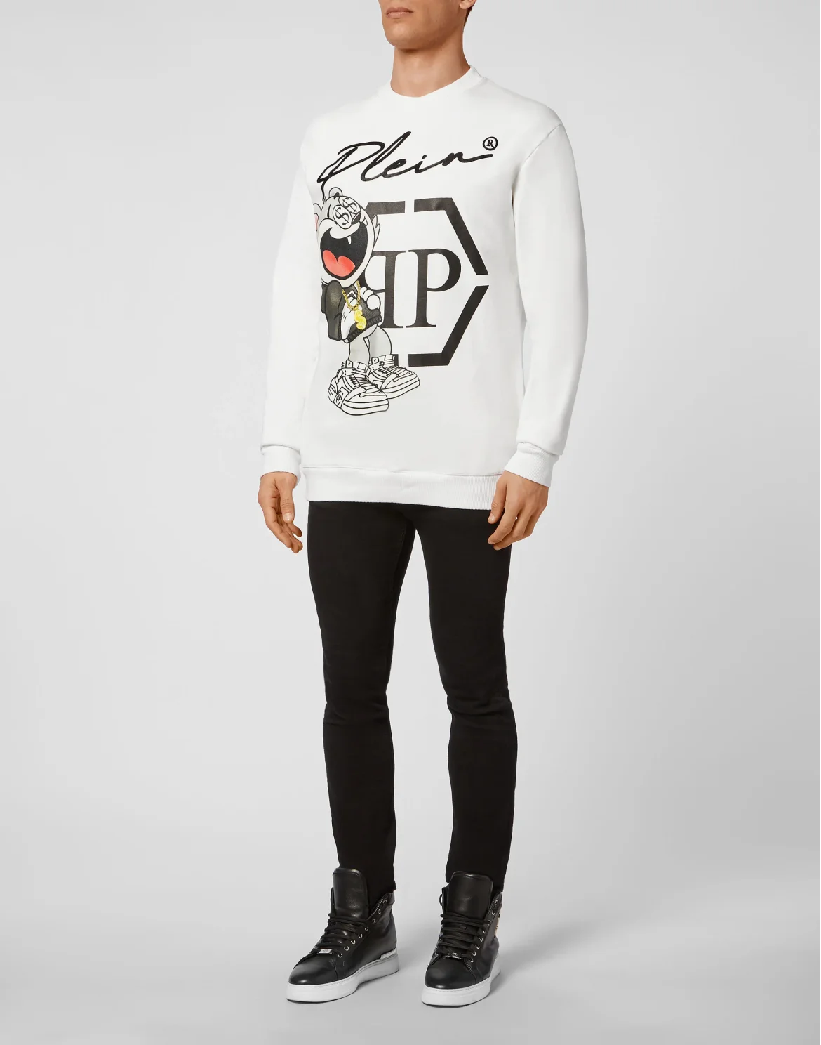 Sweatshirt LS Money, цвет: Белый