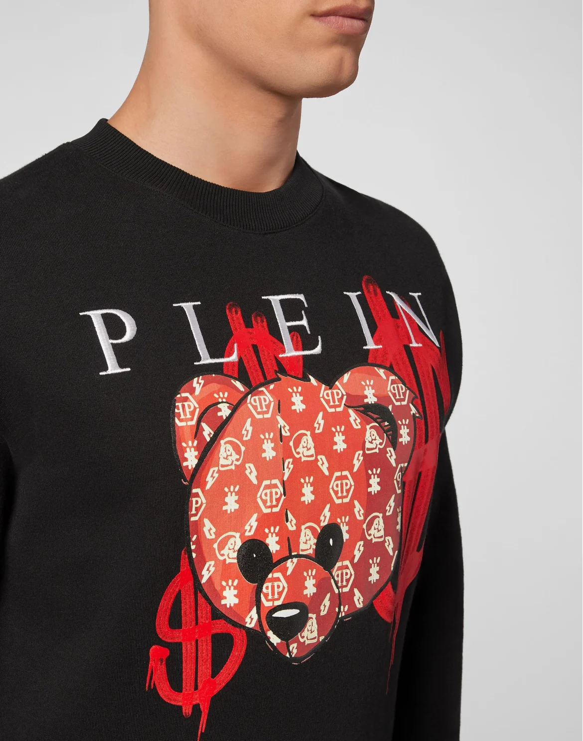 Sweatshirt LS Teddy Bear, цвет: Черный