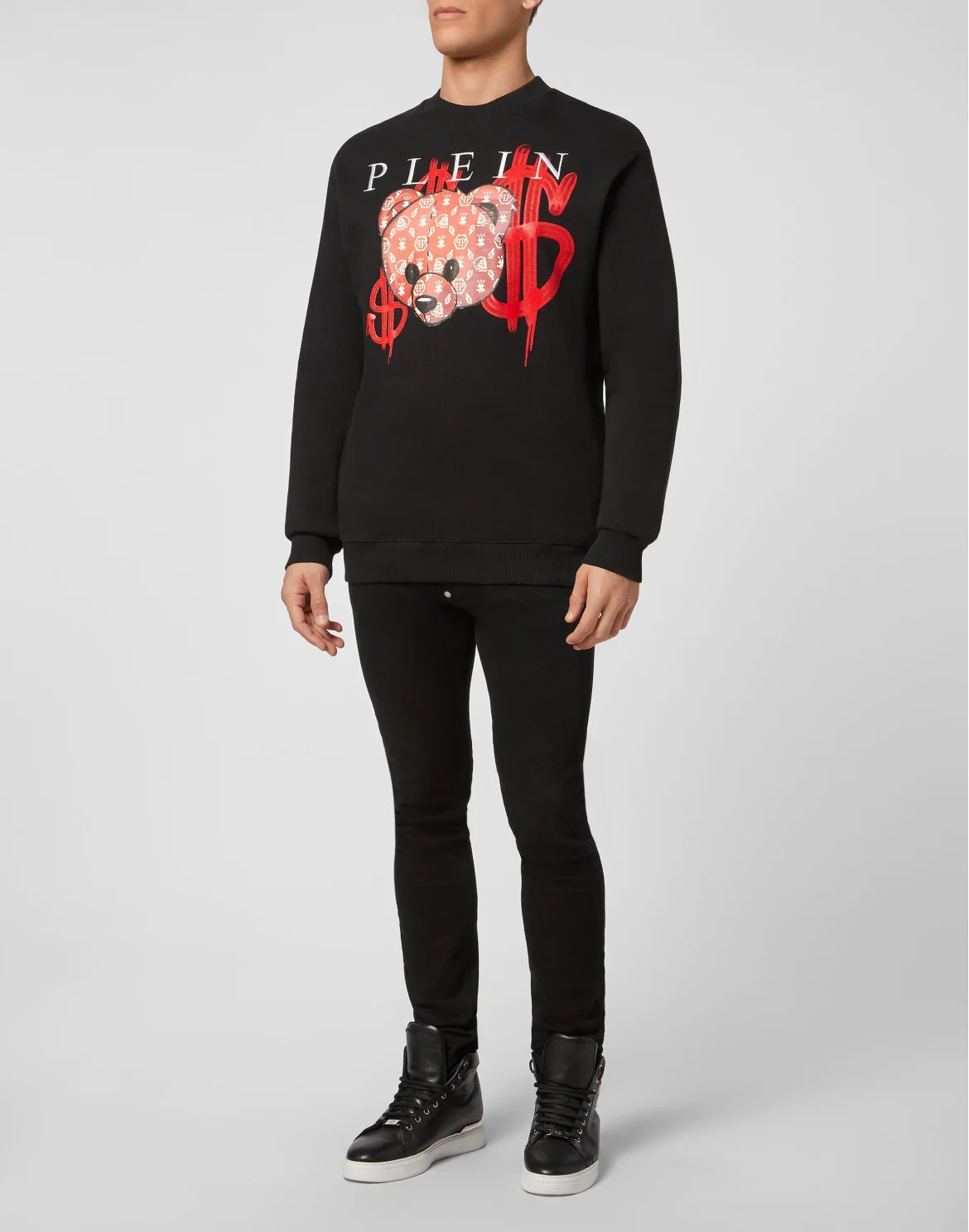 Sweatshirt LS Teddy Bear, цвет: Черный