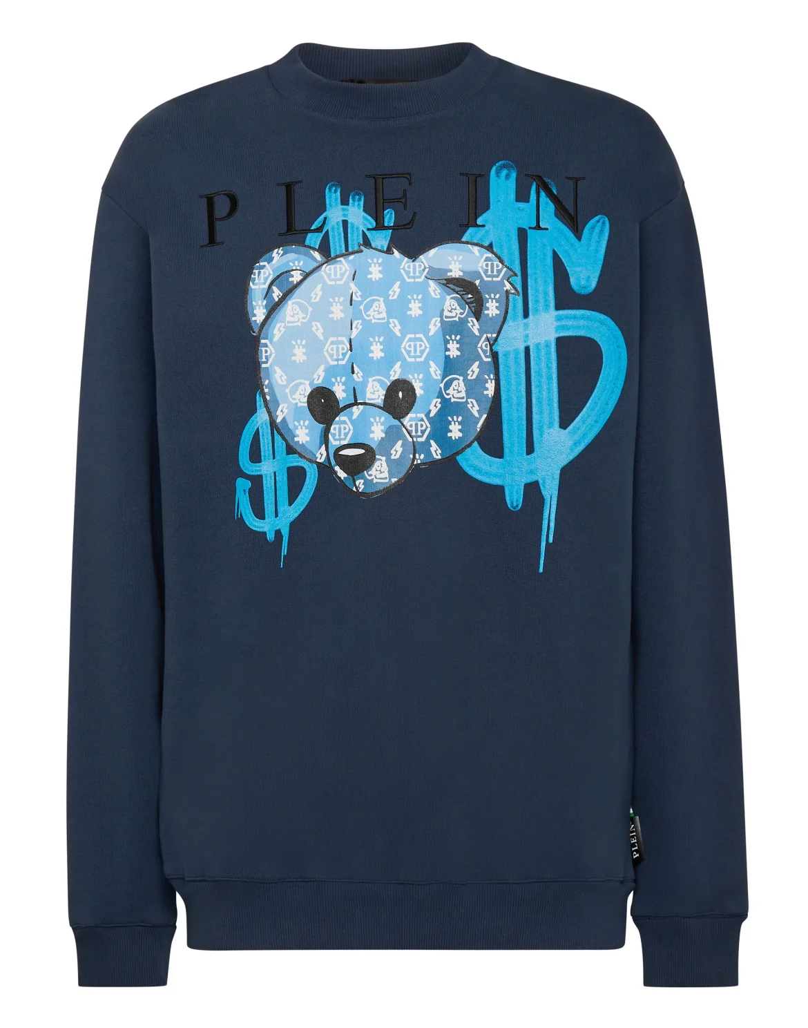 Sweatshirt LS Teddy Bear, цвет: Синий