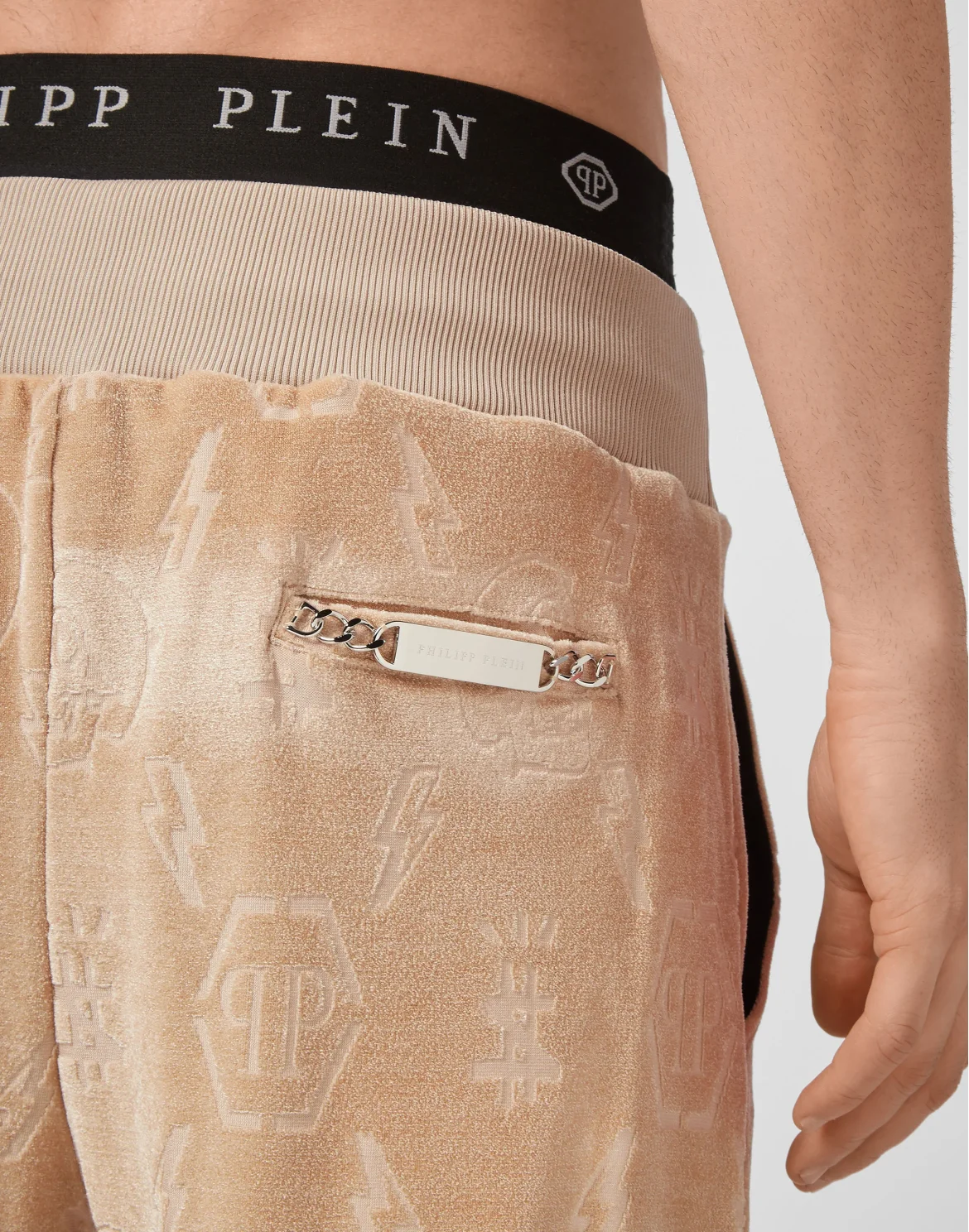Jogging Trousers Monogram, цвет: Бежевый