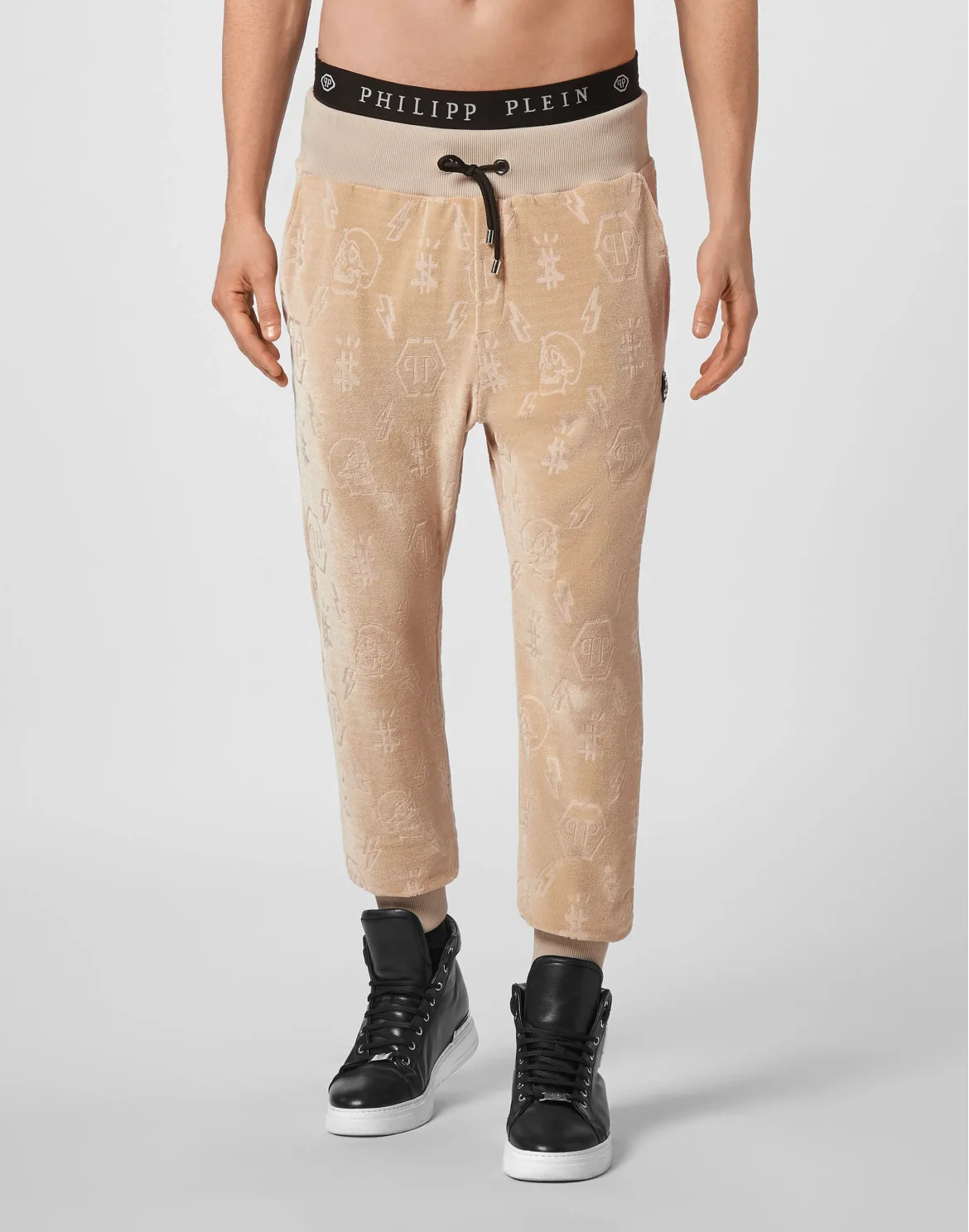Jogging Trousers Monogram, цвет: Бежевый