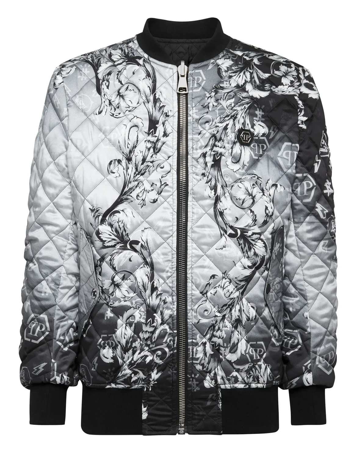 Bomber matelassè New Baroque, цвет: Черный