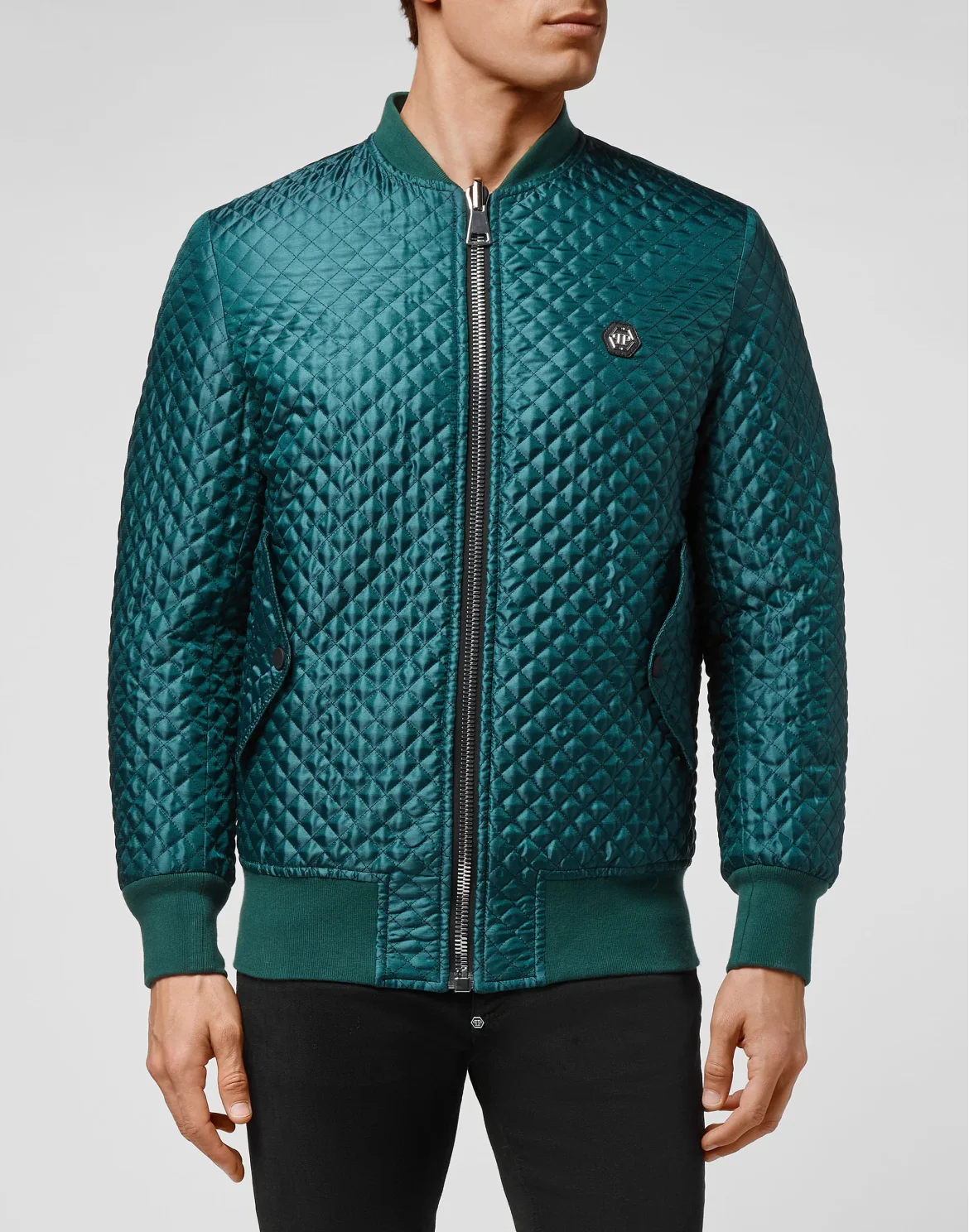 Bomber matelassè New Baroque, цвет: Синий
