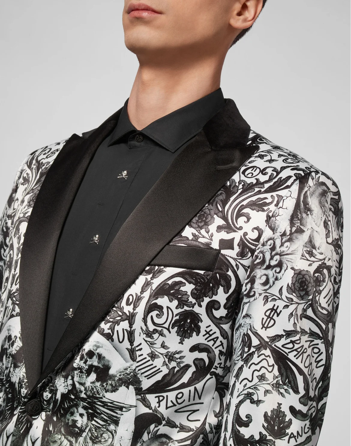 Blazer Lord Fit Print New Baroque, цвет: Черный