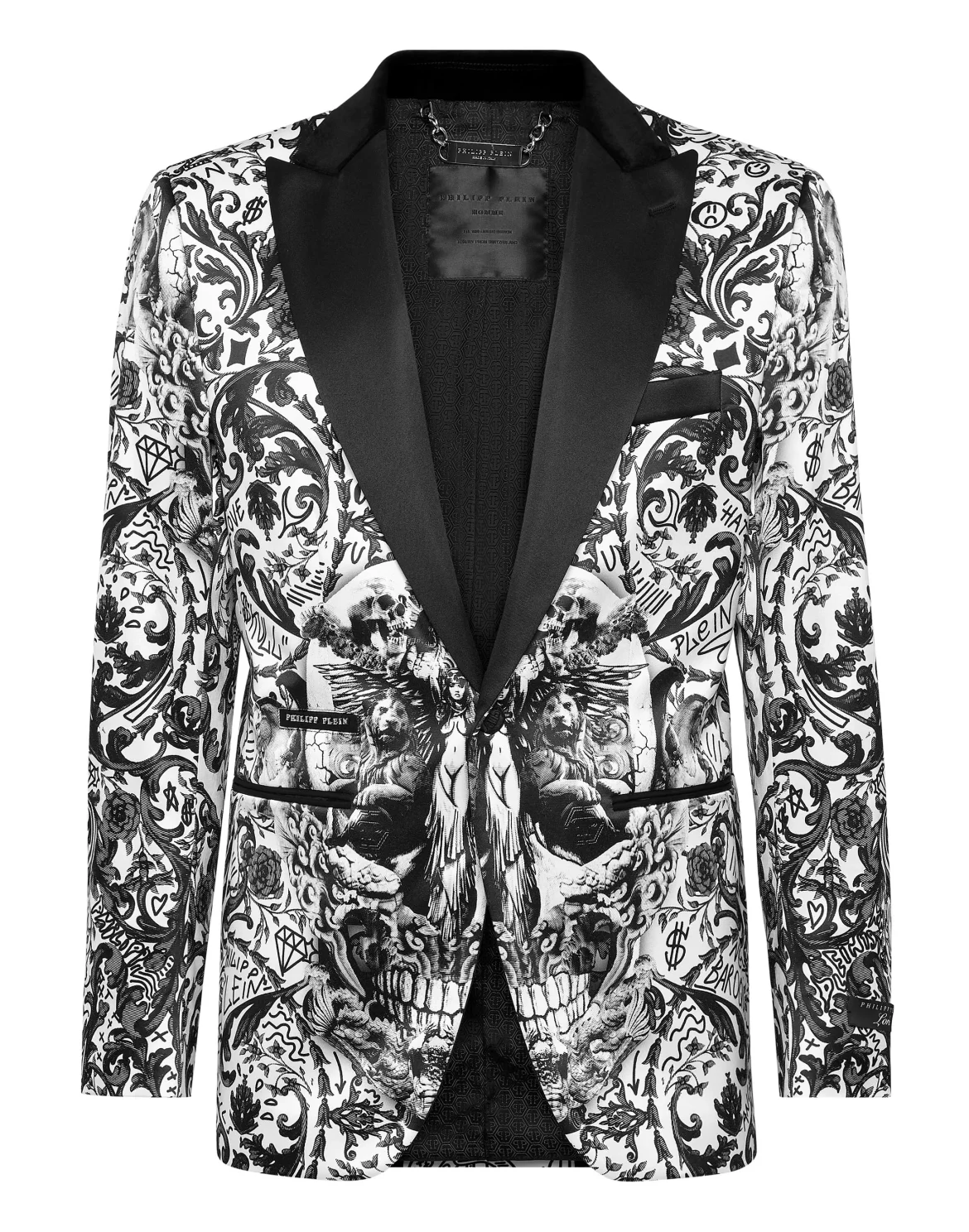 Blazer Lord Fit Print New Baroque, цвет: Черный