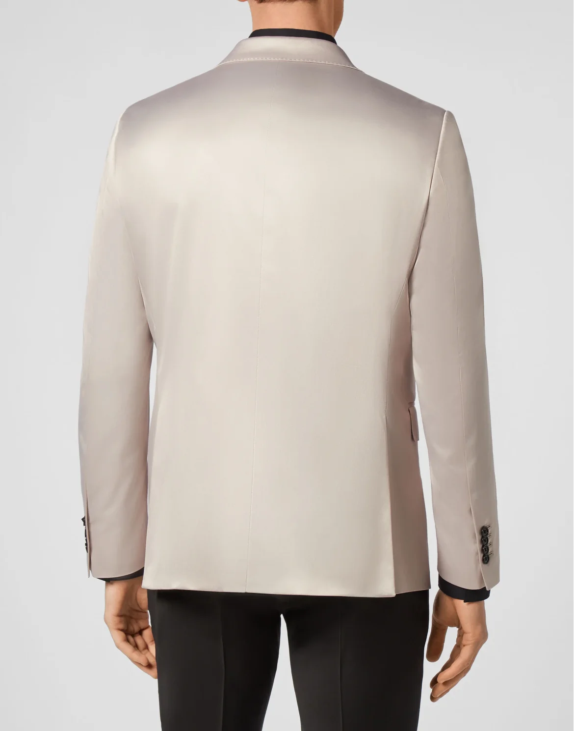 Satin Blazer Gigolò Fit  Iconic Plein, цвет: Бежевый