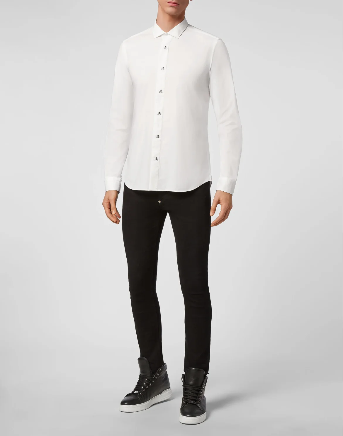 Shirt Sugar Daddy LS Skull, цвет: Белый