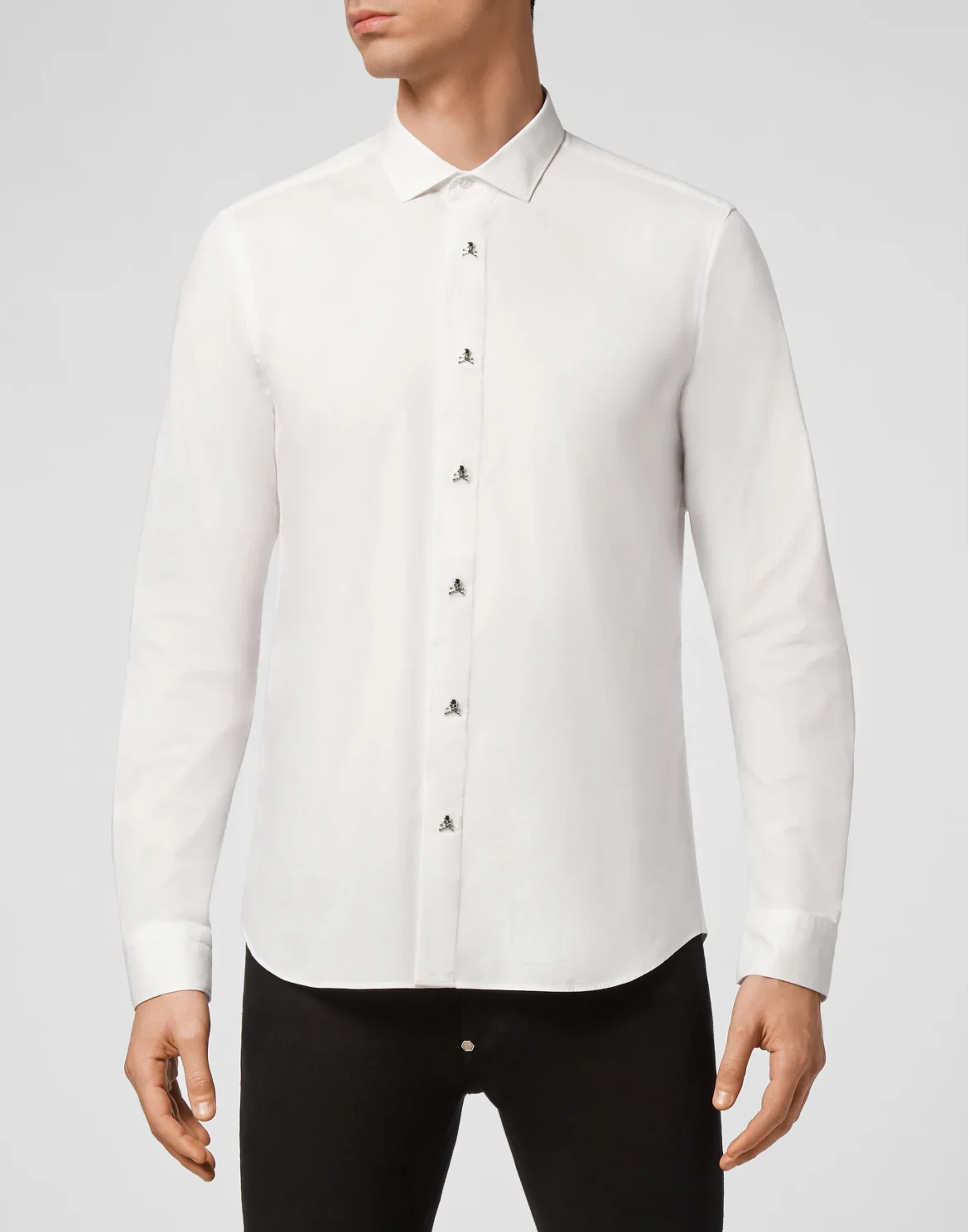 Shirt Sugar Daddy LS Skull, цвет: Белый