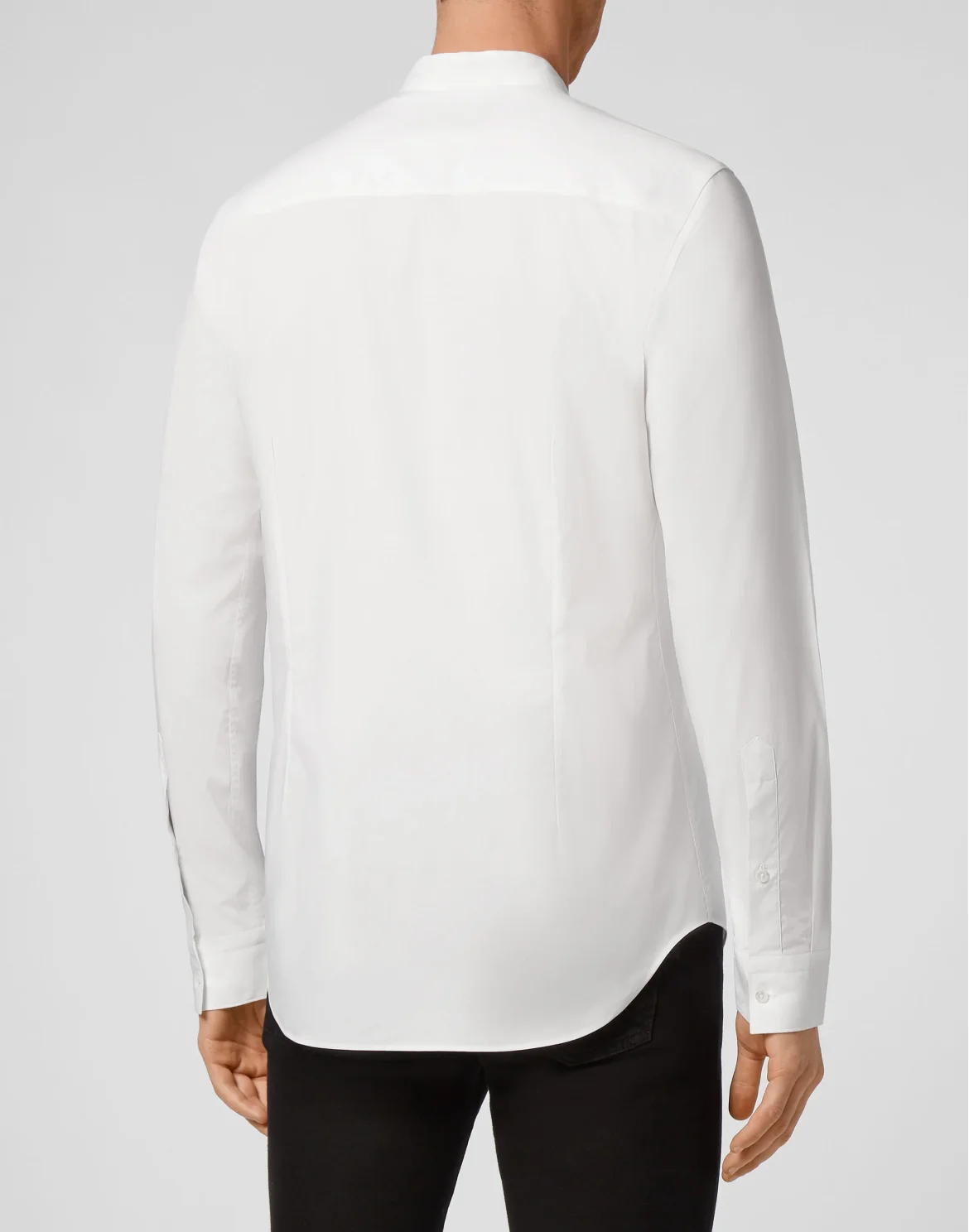 Shirt Sugar Daddy LS Embroidery Skull, цвет: Белый
