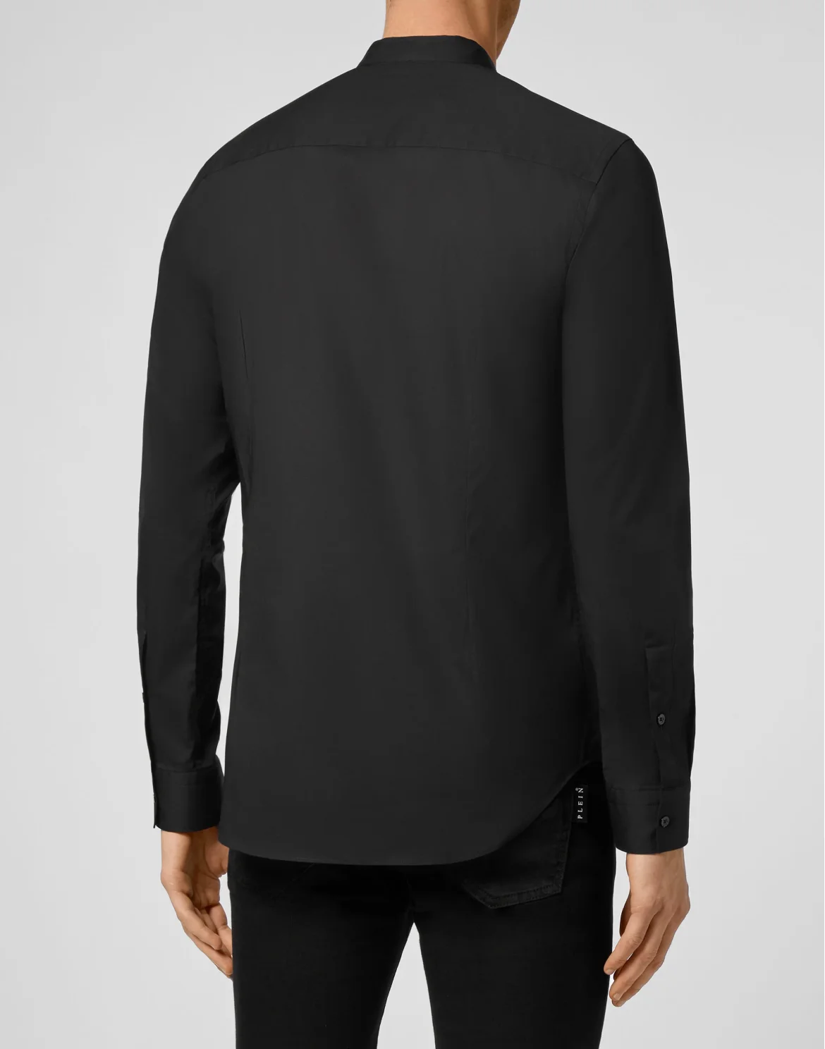 Shirt Sugar Daddy LS Embroidery Skull, цвет: Черный