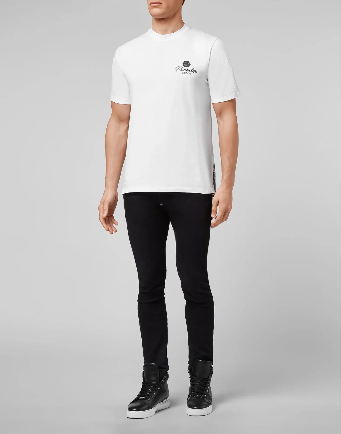 T-shirt Round Neck SS Paradise Panther Edition, цвет: Белый