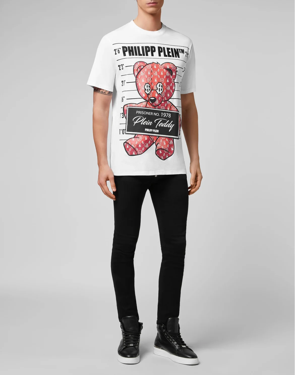 T-shirt Round Neck SS Teddy Bear, цвет: Белый