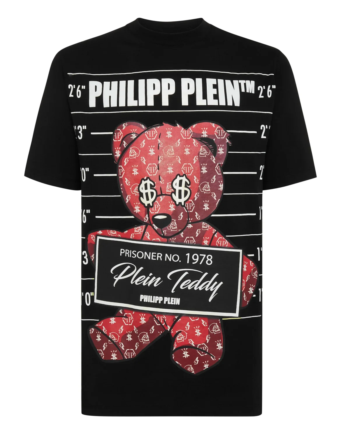 T-shirt Round Neck SS Teddy Bear, цвет: Черный