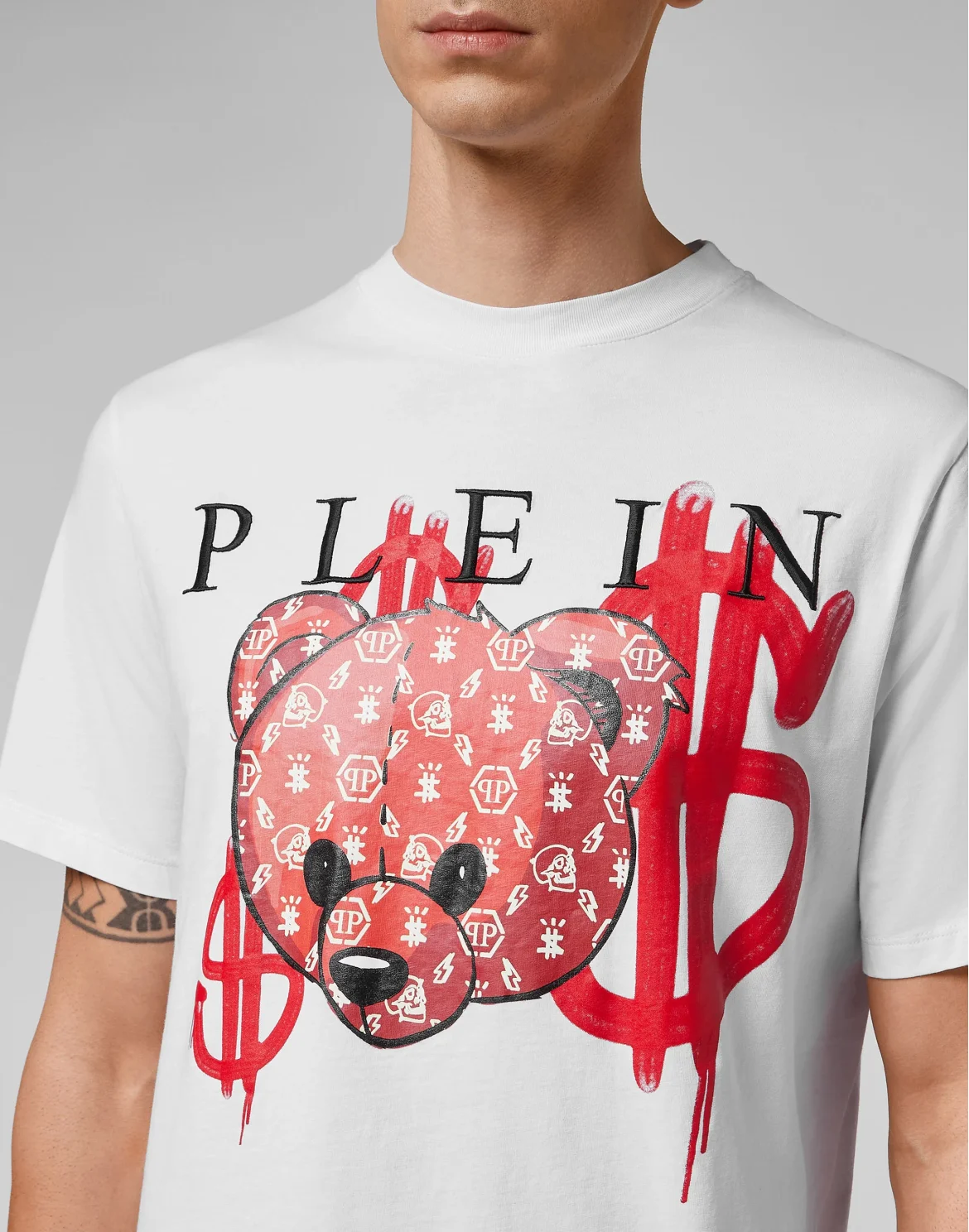 T-shirt Round Neck SS Teddy Bear, цвет: Белый