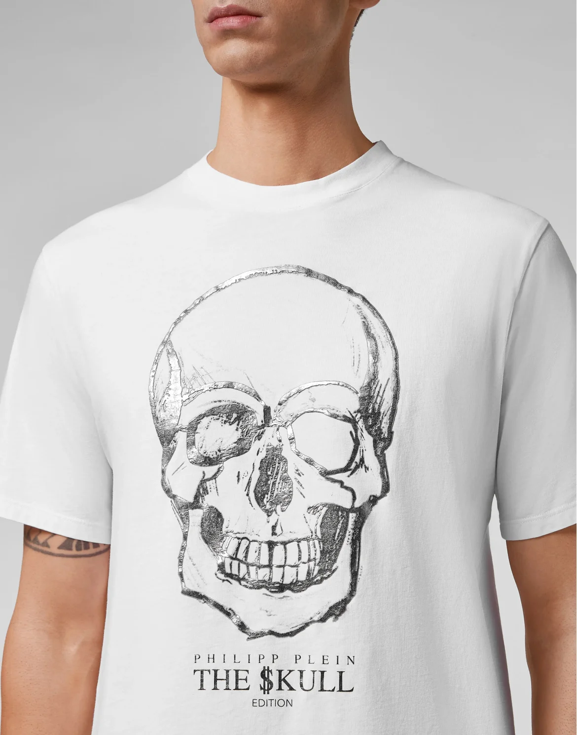 T-shirt Round Neck SS Skull, цвет: Белый
