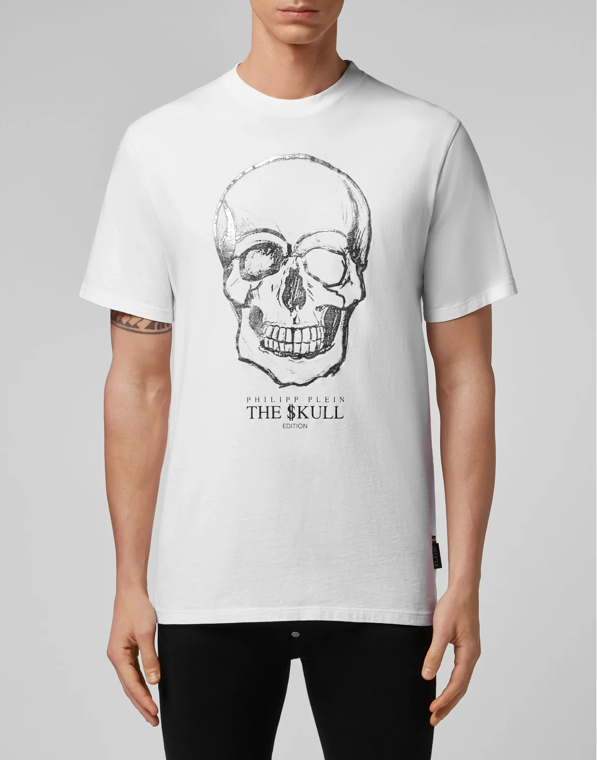 T-shirt Round Neck SS Skull, цвет: Белый