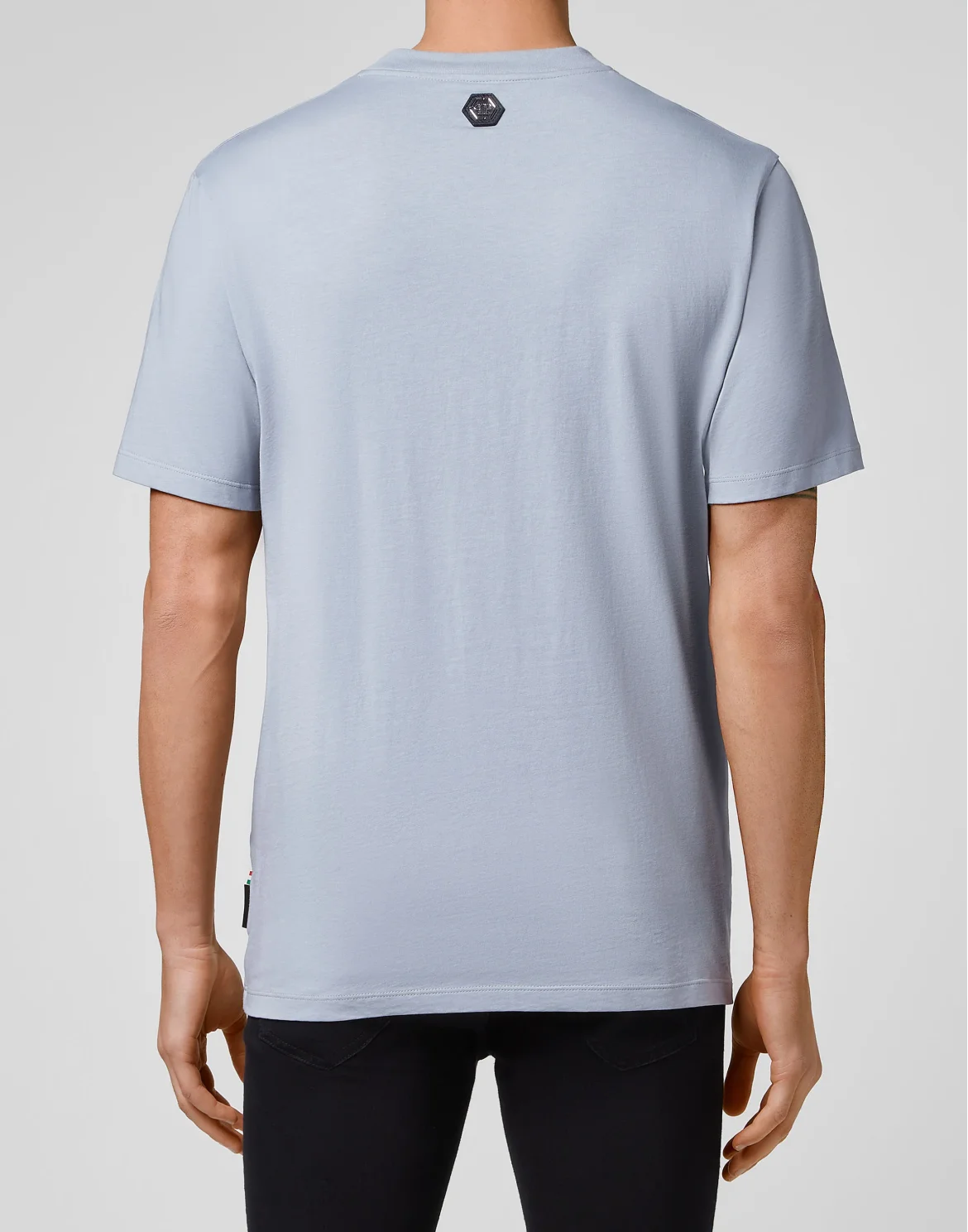 T-shirt Round Neck SS Skull, цвет: Голубой
