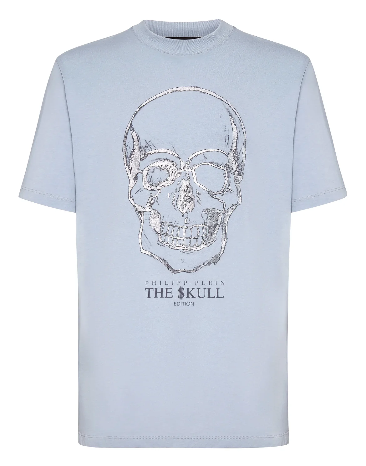 T-shirt Round Neck SS Skull, цвет: Голубой