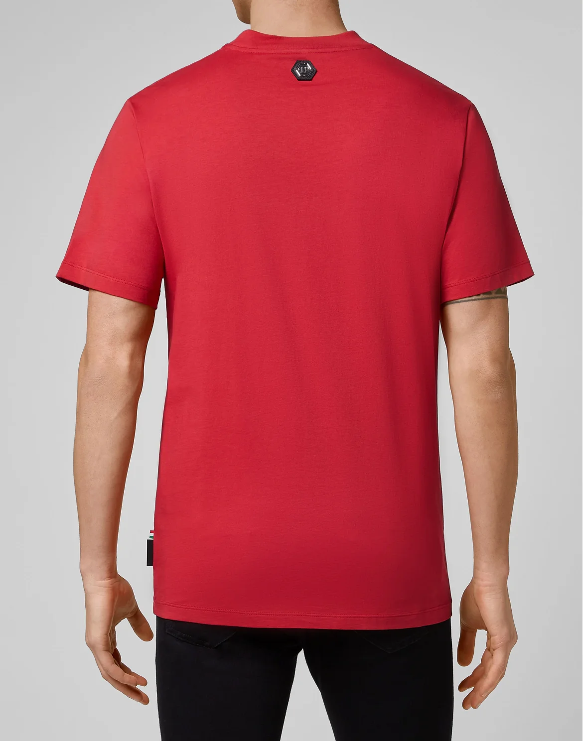 T-shirt Round Neck SS Skull, цвет: Красный
