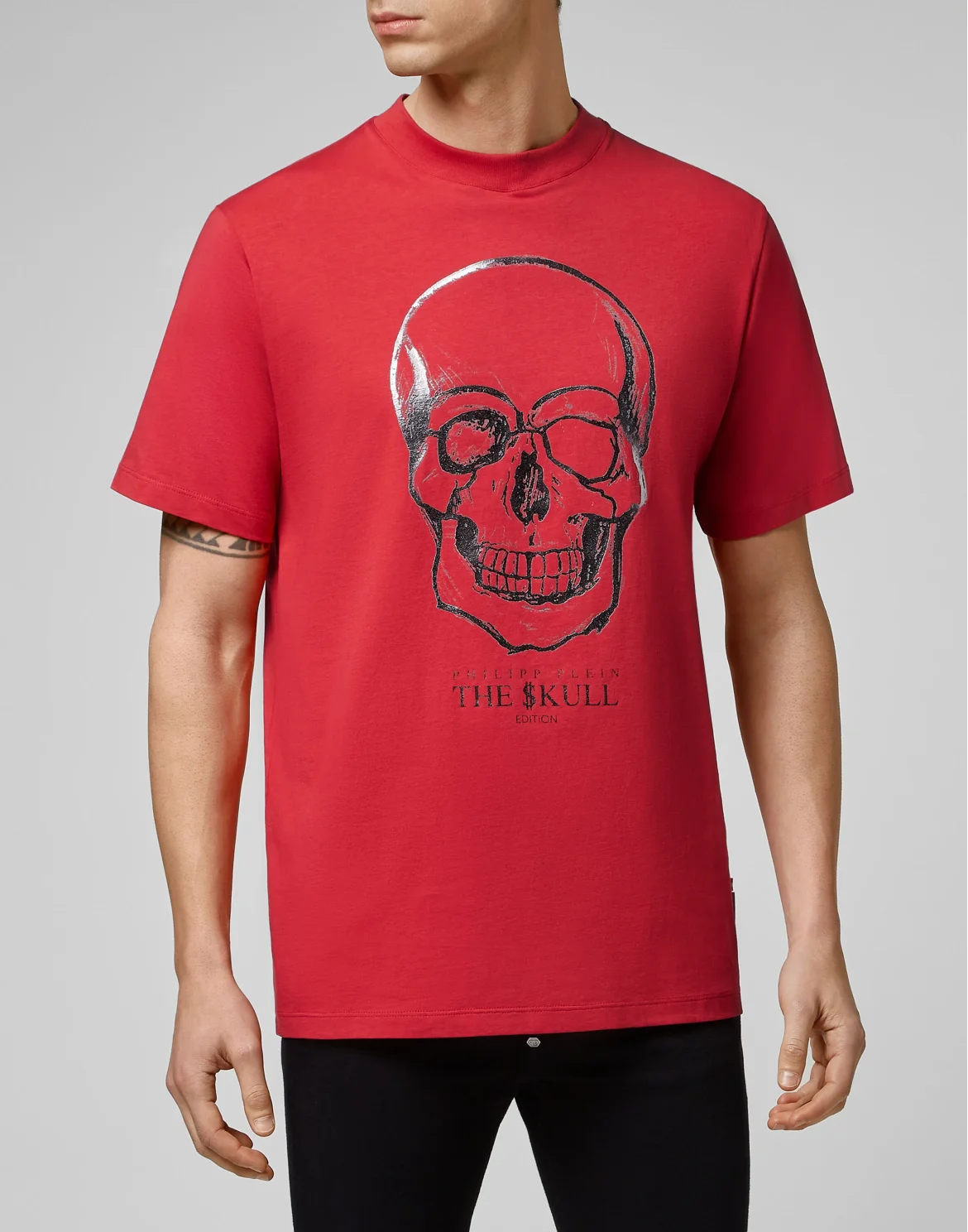 T-shirt Round Neck SS Skull, цвет: Красный