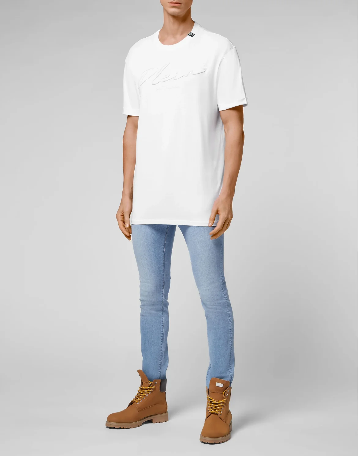 T-shirt Round Neck SS Signature, цвет: Белый